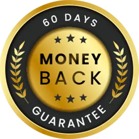 60 day money back satisfaction guarantee